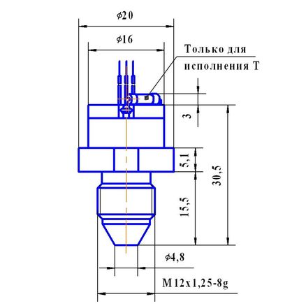 Тензопреобразователь D 25(40...150); D 25(40...150)-T