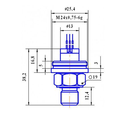 Тензопреобразователь HP 0,25(0,4...1)-...